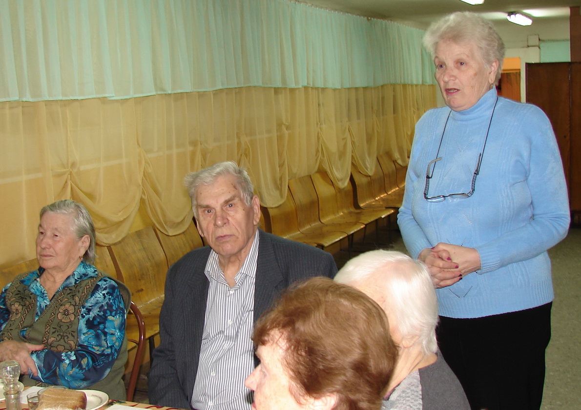 В Клубе пожилого человека Пикалево прошла встреча ветеранов войны и тружеников тыла, посвященная Великой Победе