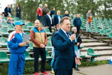 Николай Пустотин - почетный гость товарищеского футбольного матча, посвященного 92 Дню рождения Ленинградской области.