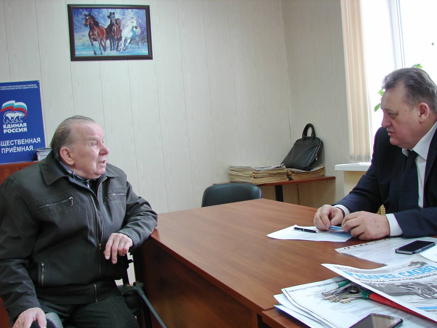 17-18 февраля 2016 года депутат Законодательного собрания Ленинградской области Николай Пустотин провел очередные приемы граждан