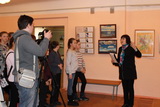 В Пикалевском краеведческом музее открылась выставка местных художников.