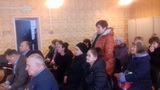 Николай Пустотин и Юрий Терентьев на собрании общественности Самойловского сельского поселения.